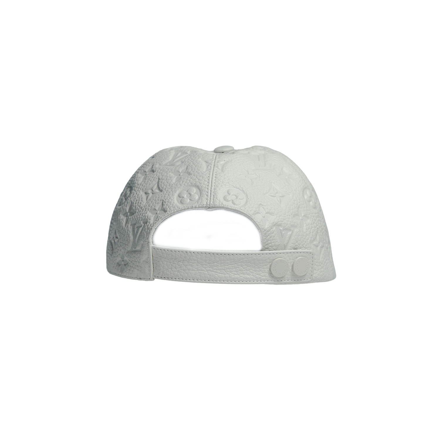 Louis Vuitton Leather Embossed Monogram 1 Cap White ルイヴィトン モノグラム 1Cap ホワイト