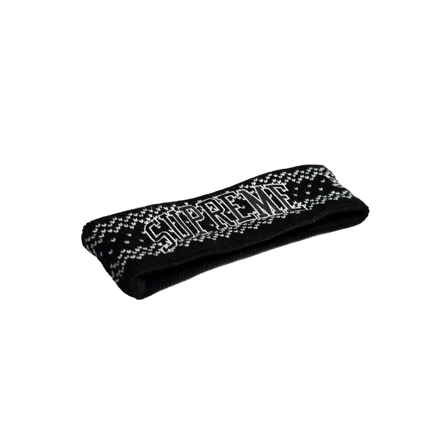 Supreme New Era Arc Logo Headband Black