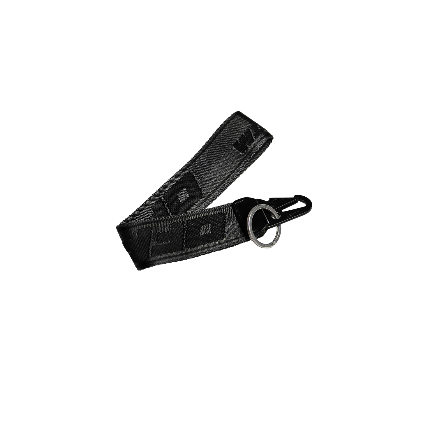 OFF-WHITE Logo Embellished Strap Industrial Keychain Black/Greyオフホワイト ロゴ ストラップ インダストリアルキーチェーン