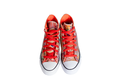 Converse Chuck Taylor All Star Digital Floral High Cut White/Lava コンバース チャックテイラー オールスター デジタル花柄