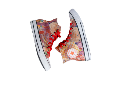 Converse Chuck Taylor All Star Digital Floral High Cut White/Lava コンバース チャックテイラー オールスター デジタル花柄