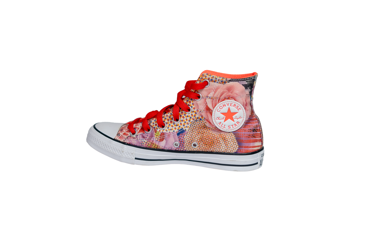 Converse Chuck Taylor All Star Digital Floral High Cut White/Lava コンバース チャックテイラー オールスター デジタル花柄