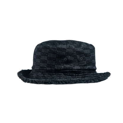 KITH Denim Checkered Reversible Hat  Blackキス チェッカード リバーシブル ハット 黒