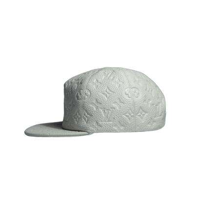 Louis Vuitton Leather Embossed Monogram 1 Cap White ルイヴィトン モノグラム 1Cap ホワイト