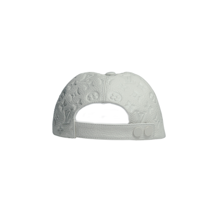 Louis Vuitton Leather Embossed Monogram 1 Cap White ルイヴィトン モノグラム 1Cap ホワイト