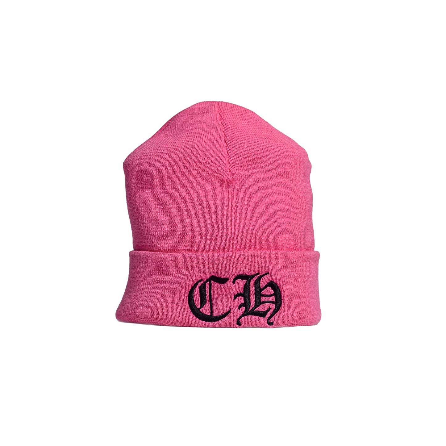 Chrome Hearts CH Logo Embroidered Beanie Pink