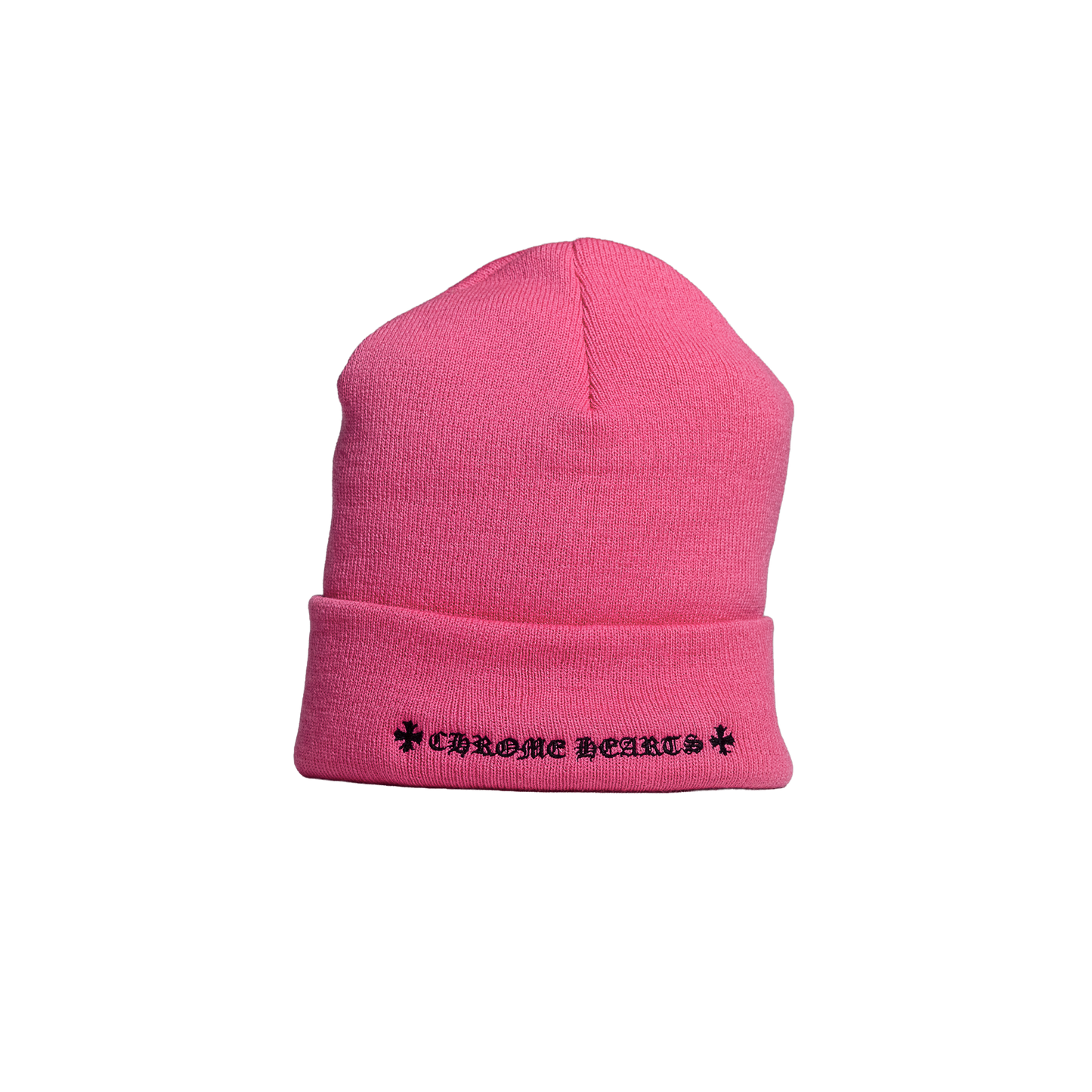 Chrome Hearts CH Logo Embroidered Beanie Pink