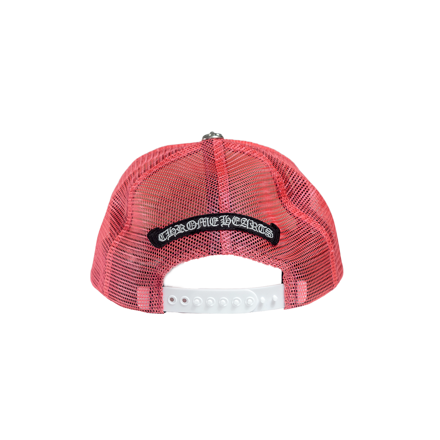 Chrome Hearts Trucker Cap 3 Cemetery Leather Patch Pink/White クロムハーツ トラッカーキャップ レザーパッチ ピンク/ホワイト