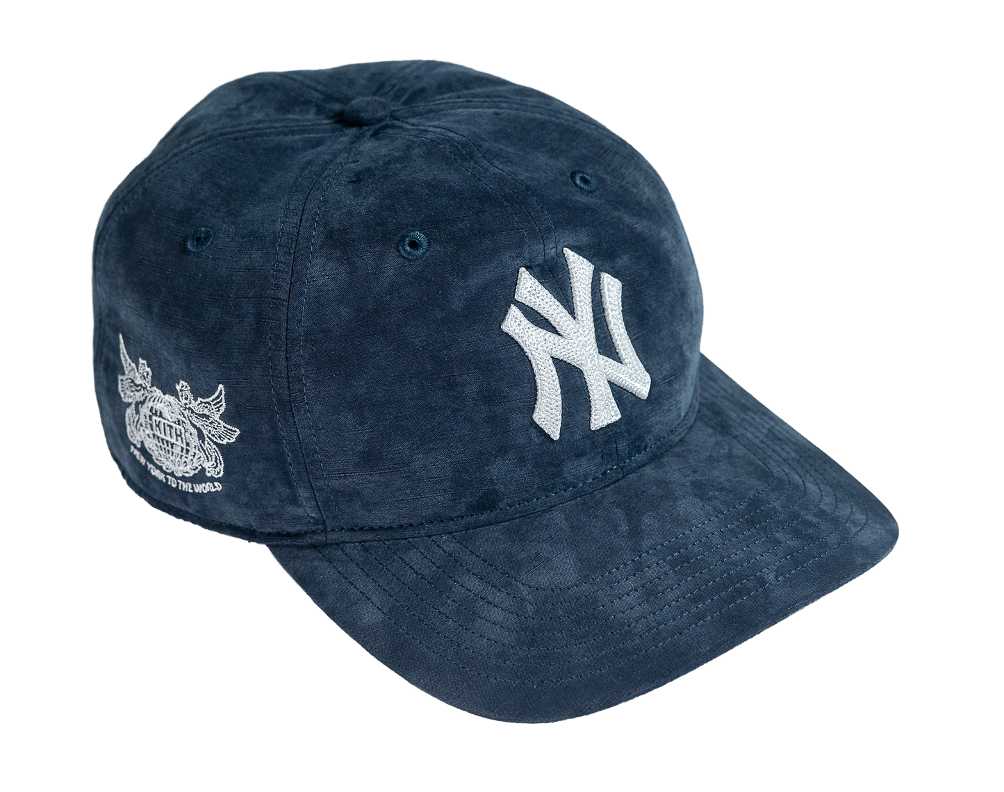 KITH 47 NYY Cupro Linen Franchise LS Cap Navy キス ニューヨークヤンキース キャップ ネイビー