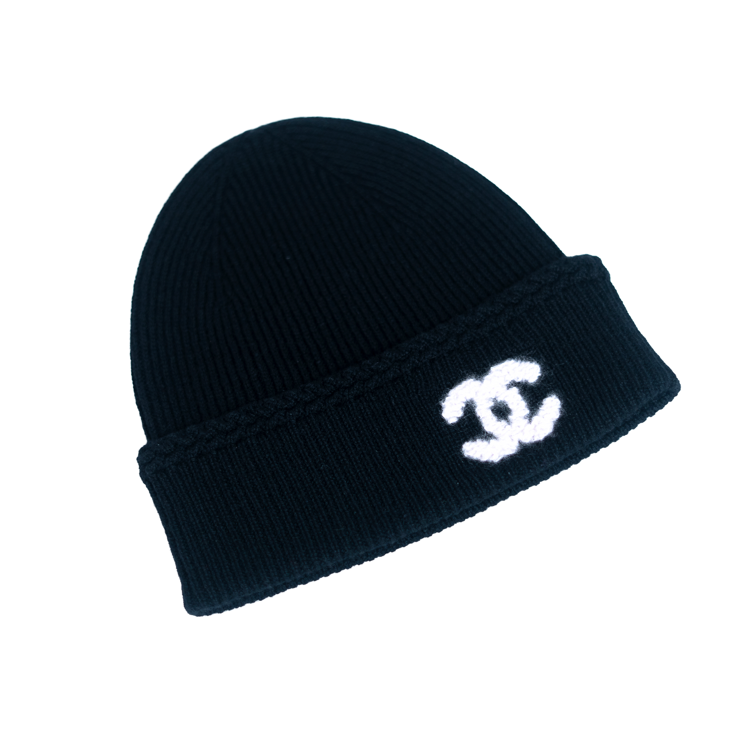 CHANEL Beanie CC Logo Black シャネル ニット帽 CCロゴ 黒