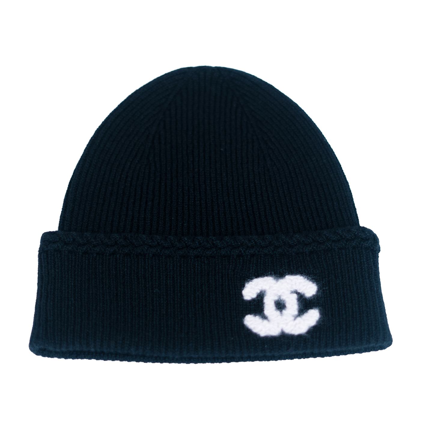 CHANEL Beanie CC Logo Black シャネル ニット帽 CCロゴ 黒