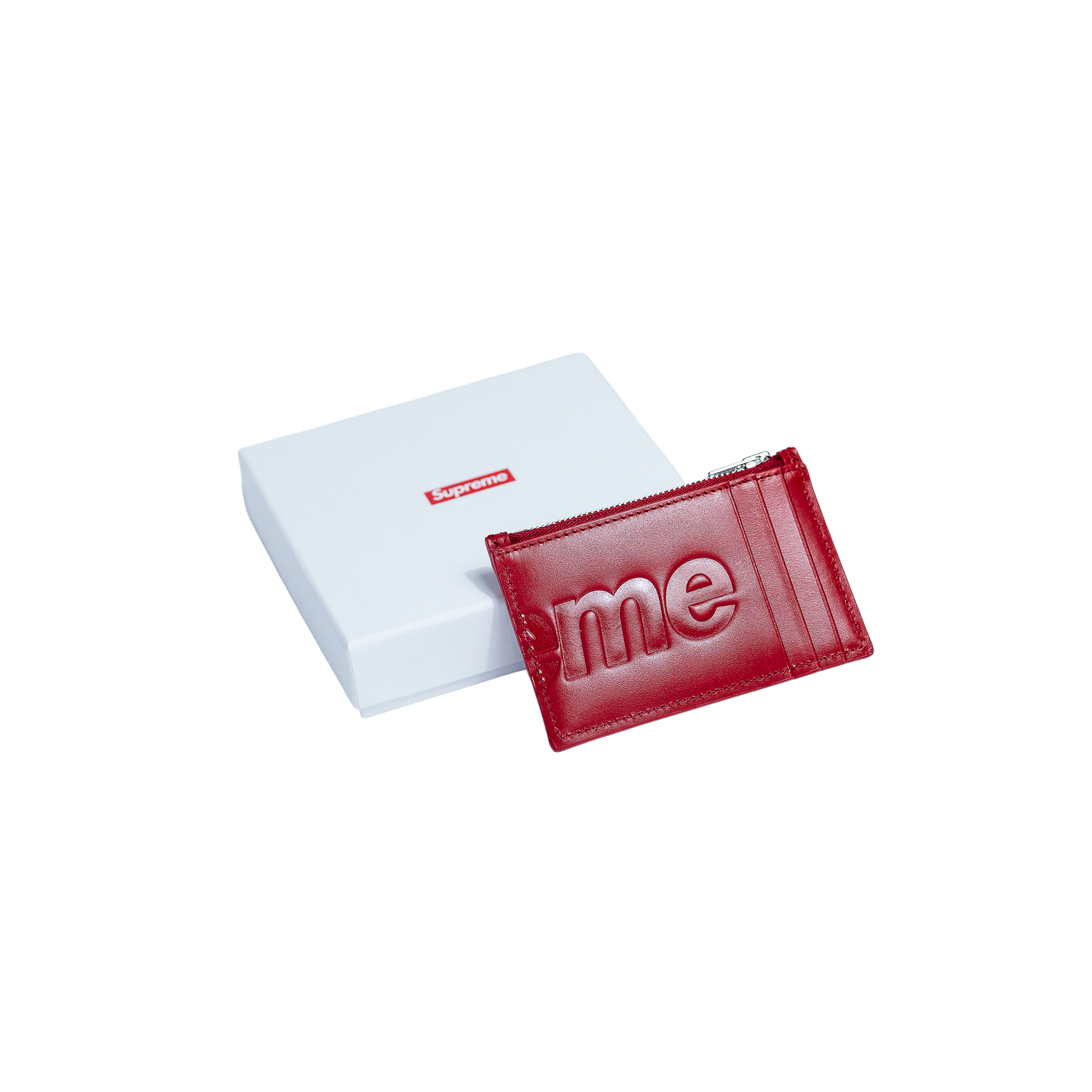 Supreme Leather Zip Card Holder Red シュプリーム レザー ジップカードホルダー 赤