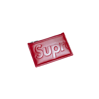 Supreme Leather Zip Card Holder Red シュプリーム レザー ジップカードホルダー 赤