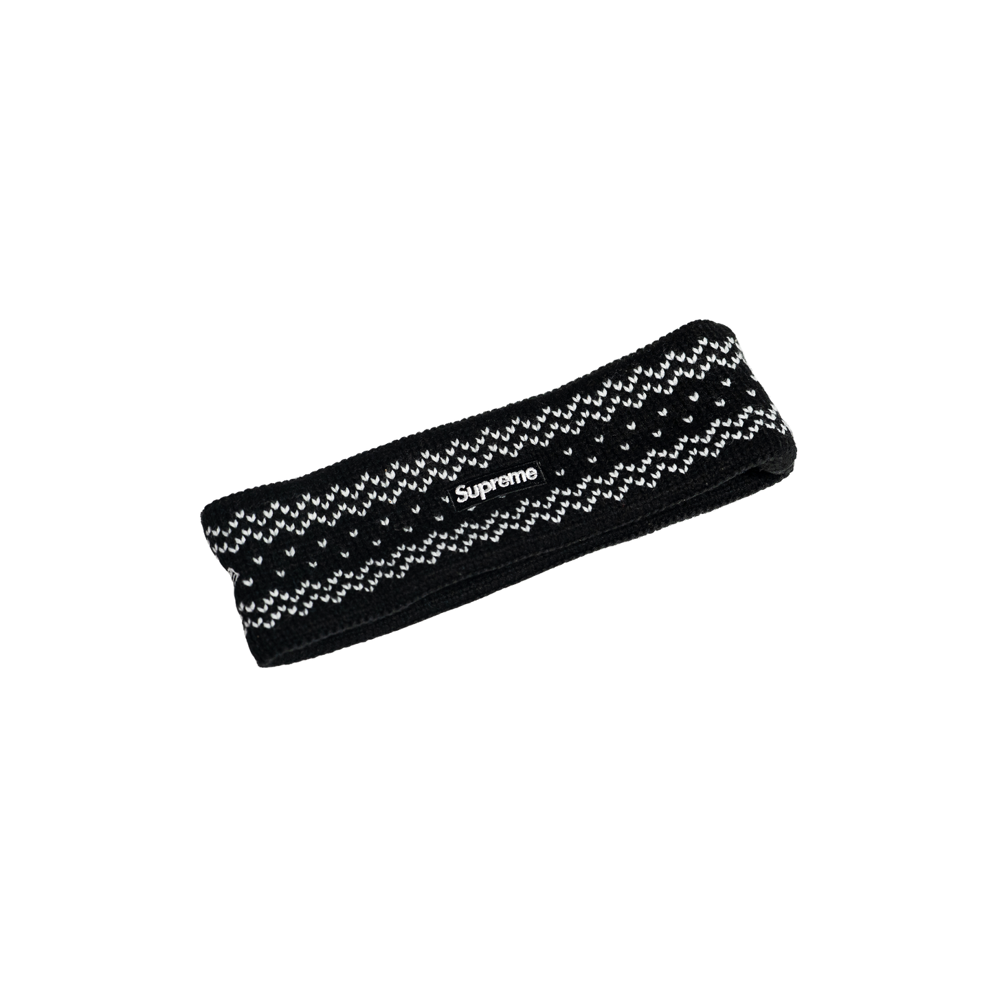 Supreme New Era Arc Logo Headband Black