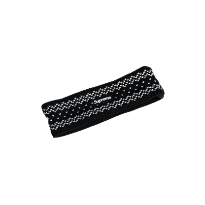 Supreme New Era Arc Logo Headband Black
