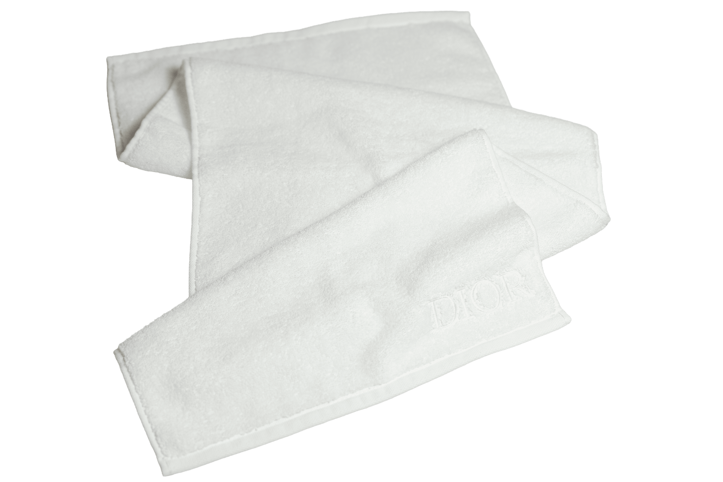 Dior Face Towel White ディオール フェイスタオル ロゴ入り ホワイトノベルティー