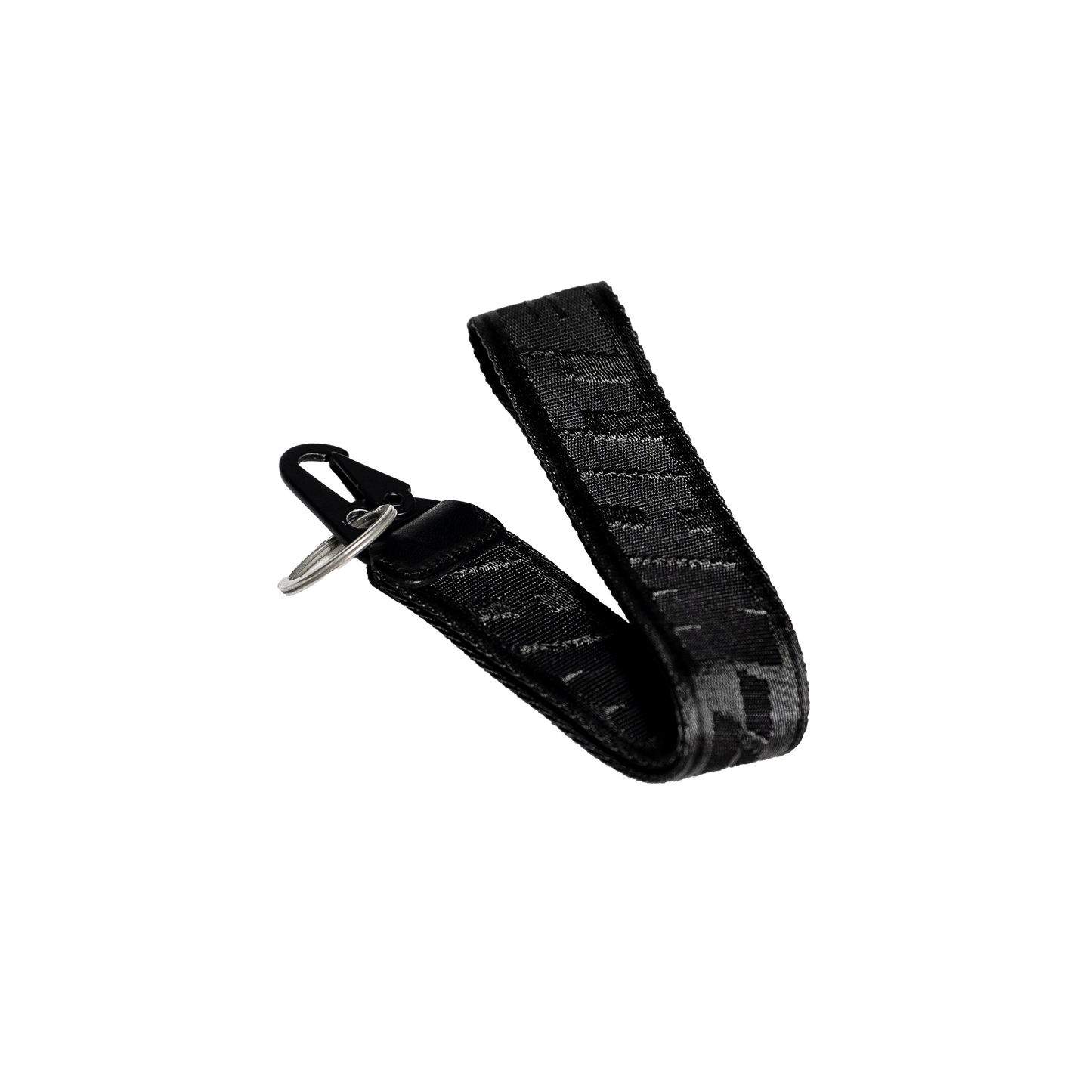OFF-WHITE Logo Embellished Strap Industrial Keychain Black/Greyオフホワイト ロゴ ストラップ インダストリアルキーチェーン