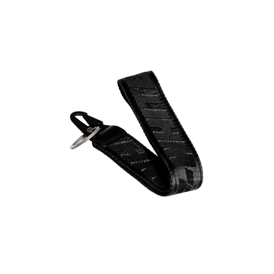 OFF-WHITE Logo Embellished Strap Industrial Keychain Black/Greyオフホワイト ロゴ ストラップ インダストリアルキーチェーン
