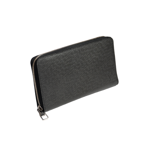 Louis Vuitton Zippy Wallet Horizontal Taiga Black ルイヴィトン ジッピーウォレット･ホリゾンタル タイガ 黒