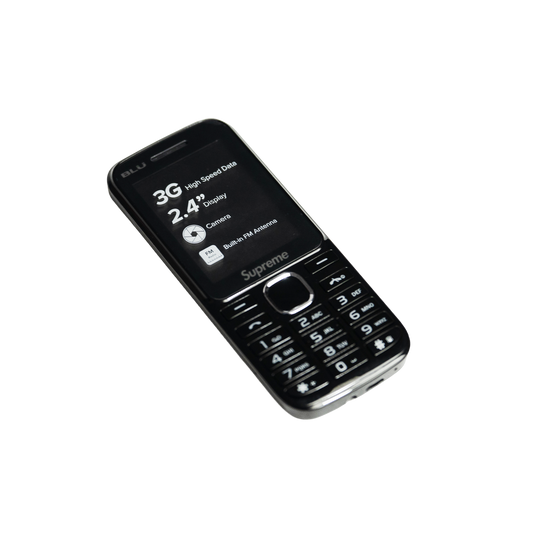 Supreme BLU Burner Phone Black シュプリーム プリペイド携帯 黒