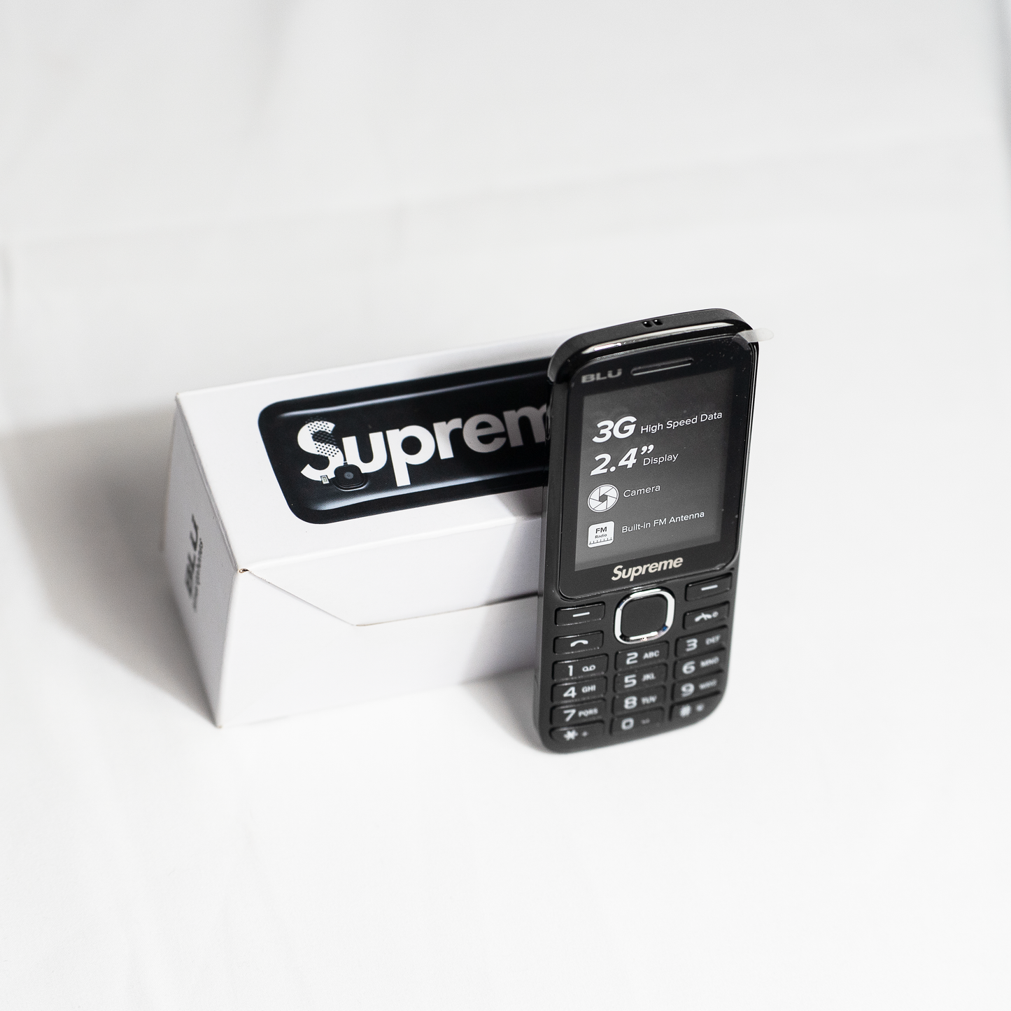 Supreme BLU Burner Phone Black シュプリーム プリペイド携帯 黒
