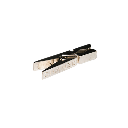 CHANEL Logo Clip Silver シャネル 刻印 クリップ シルバー