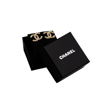 CHANEL Small CC Pearl Gold Earrings シャネル 小ぶり CCマーク パールゴールド ピアス