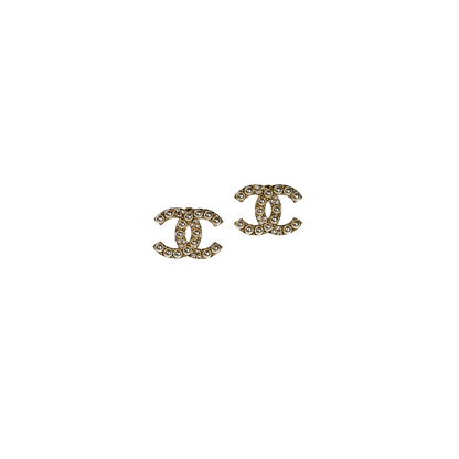 CHANEL Small CC Pearl Gold Earrings シャネル 小ぶり CCマーク パールゴールド ピアス