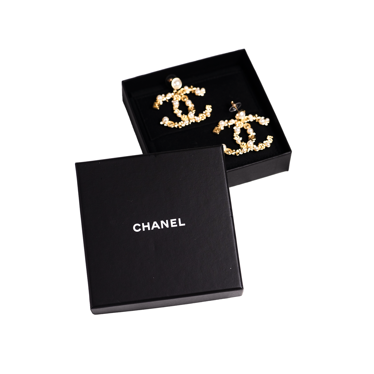 CHANEL Big CC Multi Charm Gold Earrings シャネル 大ぶり CCマーク マルチチャーム ゴールド ピアス