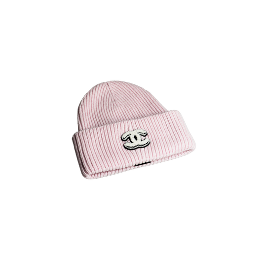CHANEL Beanie CC Logo Pink シャネル ニット帽 CCロゴ ピンク