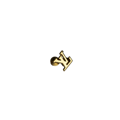 Louis Vuitton LV Pin Gold Louis Vuitton LV Pin Not for Sale Gold