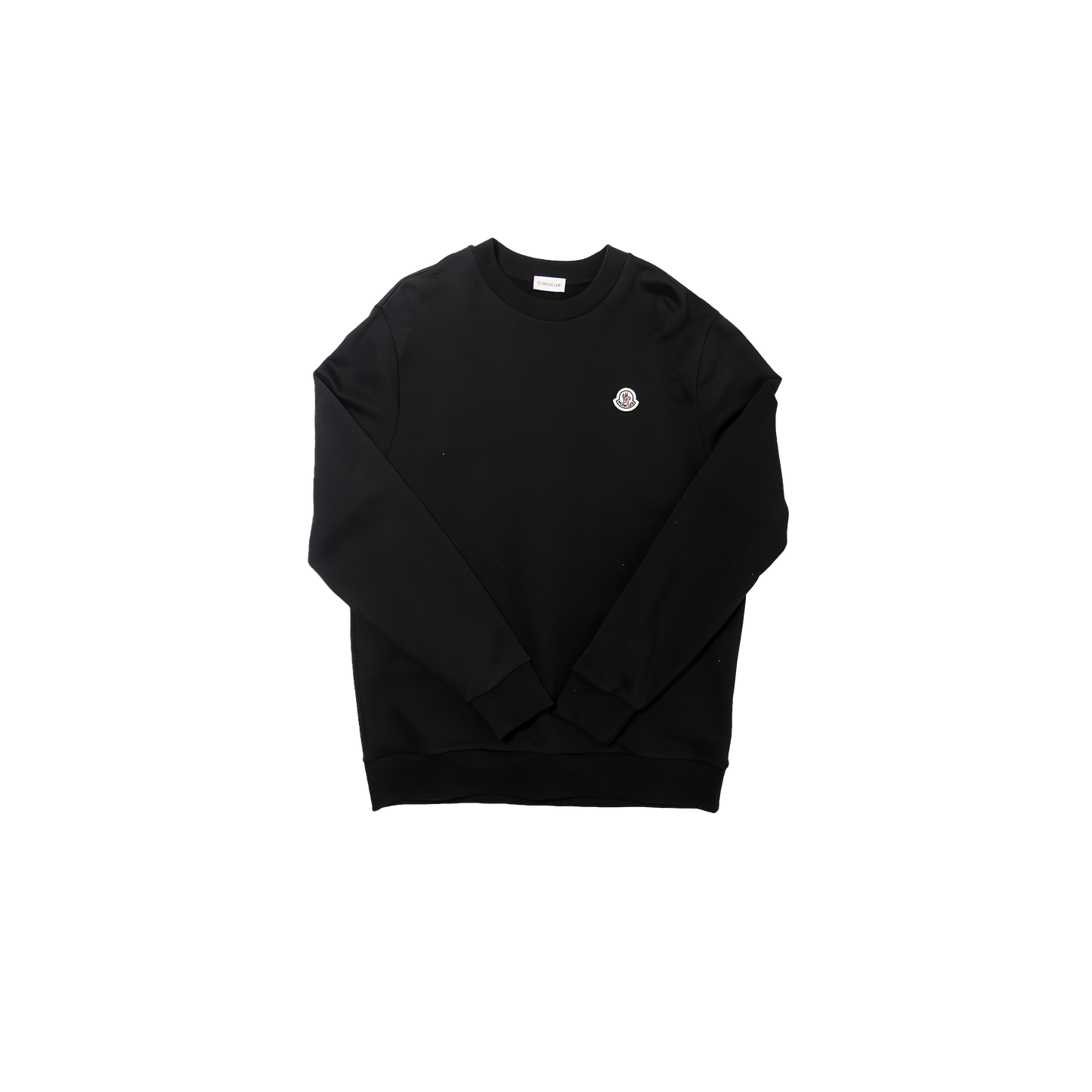 Moncler Logo Patch Sweatshirt Black モンクレール ロゴ パッチ  スウェットシャツ ブラック