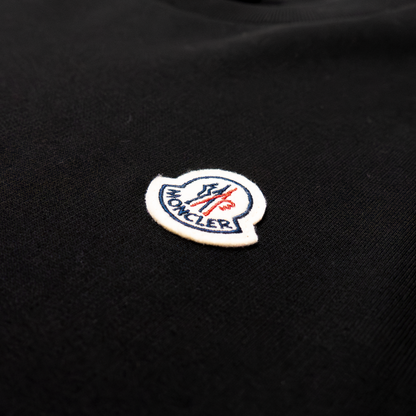 Moncler Logo Patch Sweatshirt Black モンクレール ロゴ パッチ  スウェットシャツ ブラック