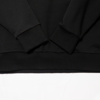 Moncler Logo Patch Sweatshirt Black モンクレール ロゴ パッチ  スウェットシャツ ブラック