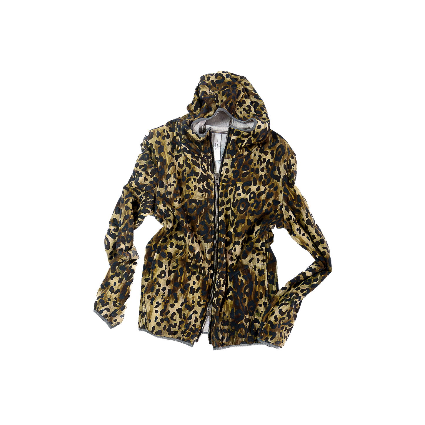 GIORGIO BRATO Zip-up Hoodie Leopard ジョルジオ ブラット ジップアップ フーディー レオパード