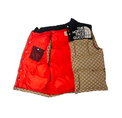 Gucci x The North Face  GG Padded Vest グッチ ノースフェイス GG柄 パットベスト