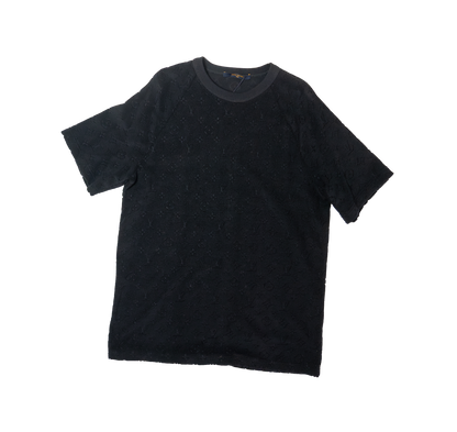 Louis Vuitton LV Monogram Toweling T-shirt Black ルイヴィトン モノグラム タオリング Tシャツ 黒