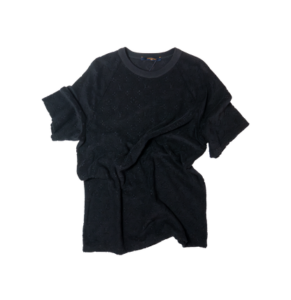Louis Vuitton LV Monogram Toweling T-shirt Black ルイヴィトン モノグラム タオリング Tシャツ 黒