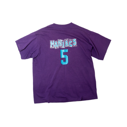 KITH Vintage Finish Skyline Screen Printing Company T-shirt Purple