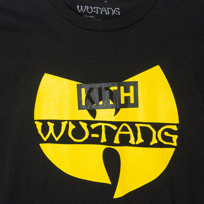 KITH Vintage Finish Wu-Tang Logo T-shirt Black