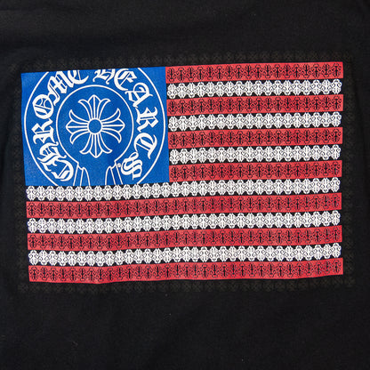 Chrome Hearts Scroll Label Pocket American Flag Dagger T-shirt クロムハーツ スクロールラベルポケット アメリカンフラッグ ダガー Tシャツ