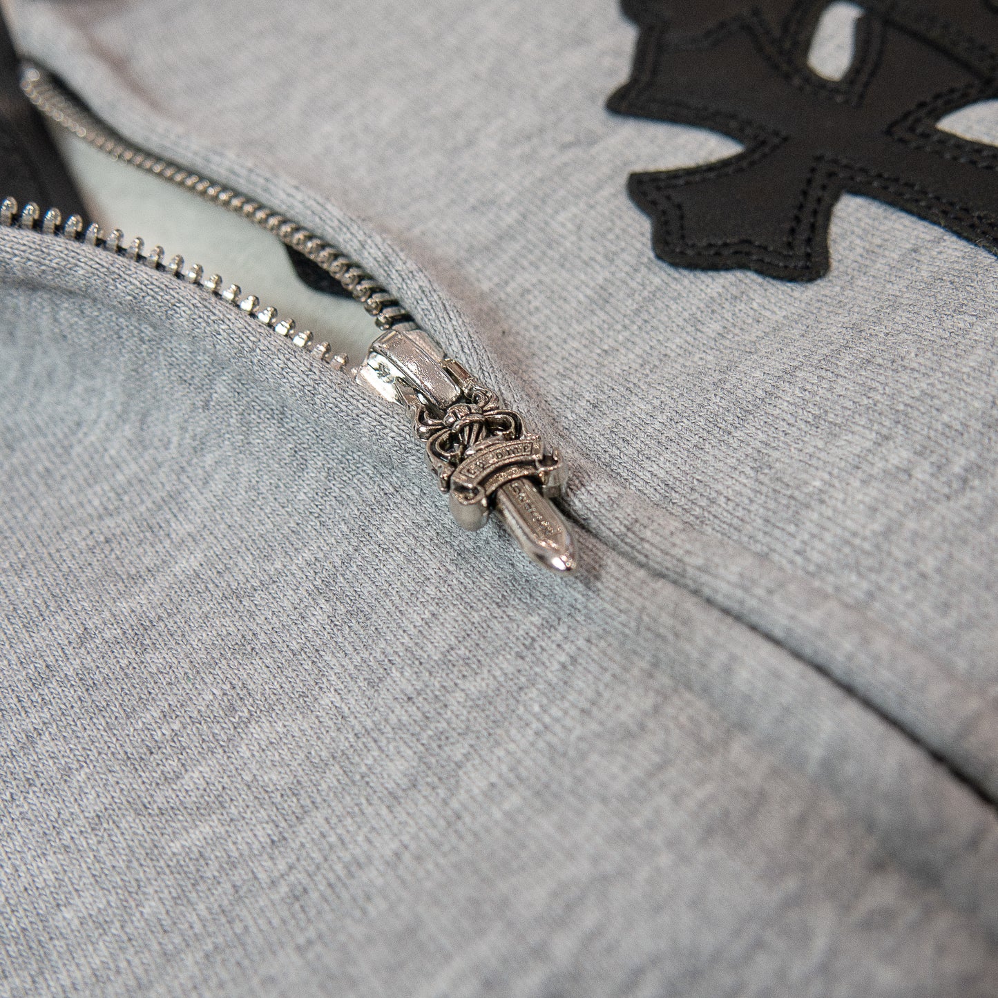 Chrome Hearts  Y NOT Raglan Zip Hoodie Grey  クロムハーツ ジップアップフーディー グレー