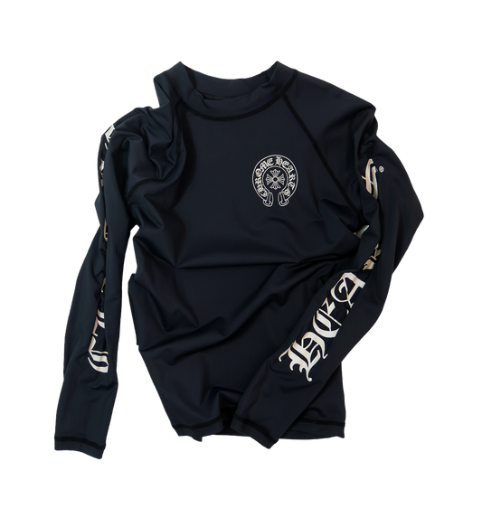 Chrome Hearts CH HRSS LONG SLEEVE RUSH GUARD  クロムハーツ ホースシュープリント 長袖ラッシュガード