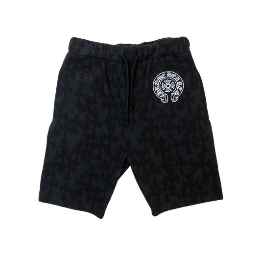 Chrome Hearts Half Pants Graveyard Cemetery Cross Dark Greyクロムハーツ ハーフパンツ グレイブヤード セメタリークロス ダークグレー