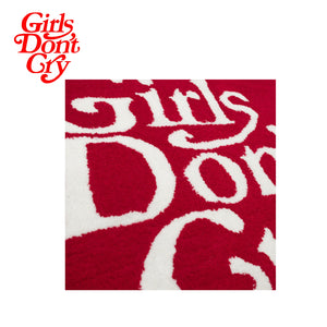 Girls Don't Cry Heart rug Red 2023AW ガールズドントクライ ハートラグ レッド 2023年秋冬