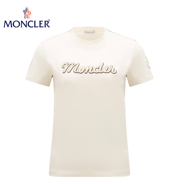 【3 colors】MONCLER Logo t-shirt Ladies 2023AW モンクレール ロゴ Tシャツ 3カラー レディース 2023年春秋冬