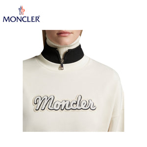 海外限定・日本未入荷カラー【2 colors】MONCLER Logo sweatshirt Ladies 2023AW モンクレール ロゴスウェットシャツ 2カラー レディース 2023年秋冬