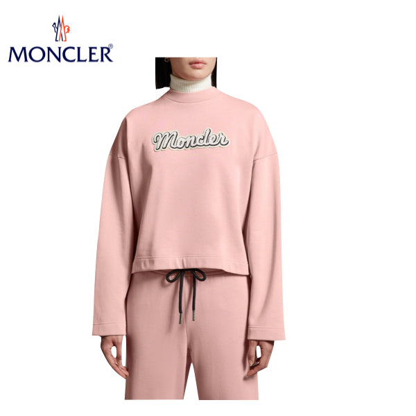 海外限定・日本未入荷カラー【2 colors】MONCLER Logo sweatshirt Ladies 2023AW モンクレール ロゴスウェットシャツ 2カラー レディース 2023年秋冬