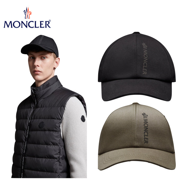 【2 colors】MONCLER Gabardine Baseball Cap Mens 2023AW モンクレール ギャバジン ベースボール キャップ 2カラー 帽子 メンズ 2023年秋冬