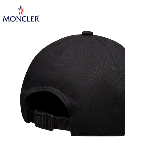 【2 colors】MONCLER Gabardine Baseball Cap Mens 2023AW モンクレール ギャバジン ベースボール キャップ 2カラー 帽子 メンズ 2023年秋冬